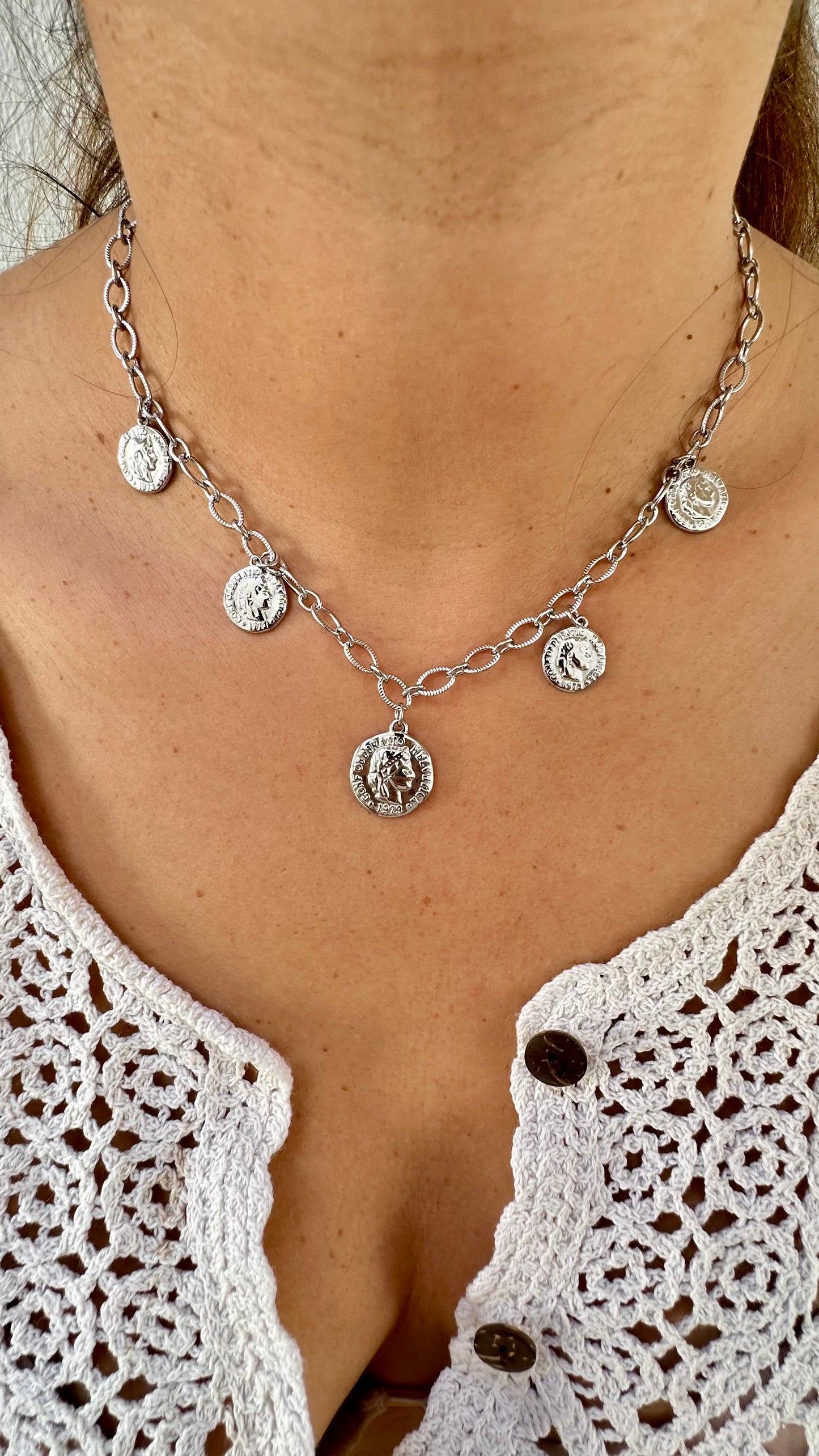 Collier breloque argent collection Éphémère