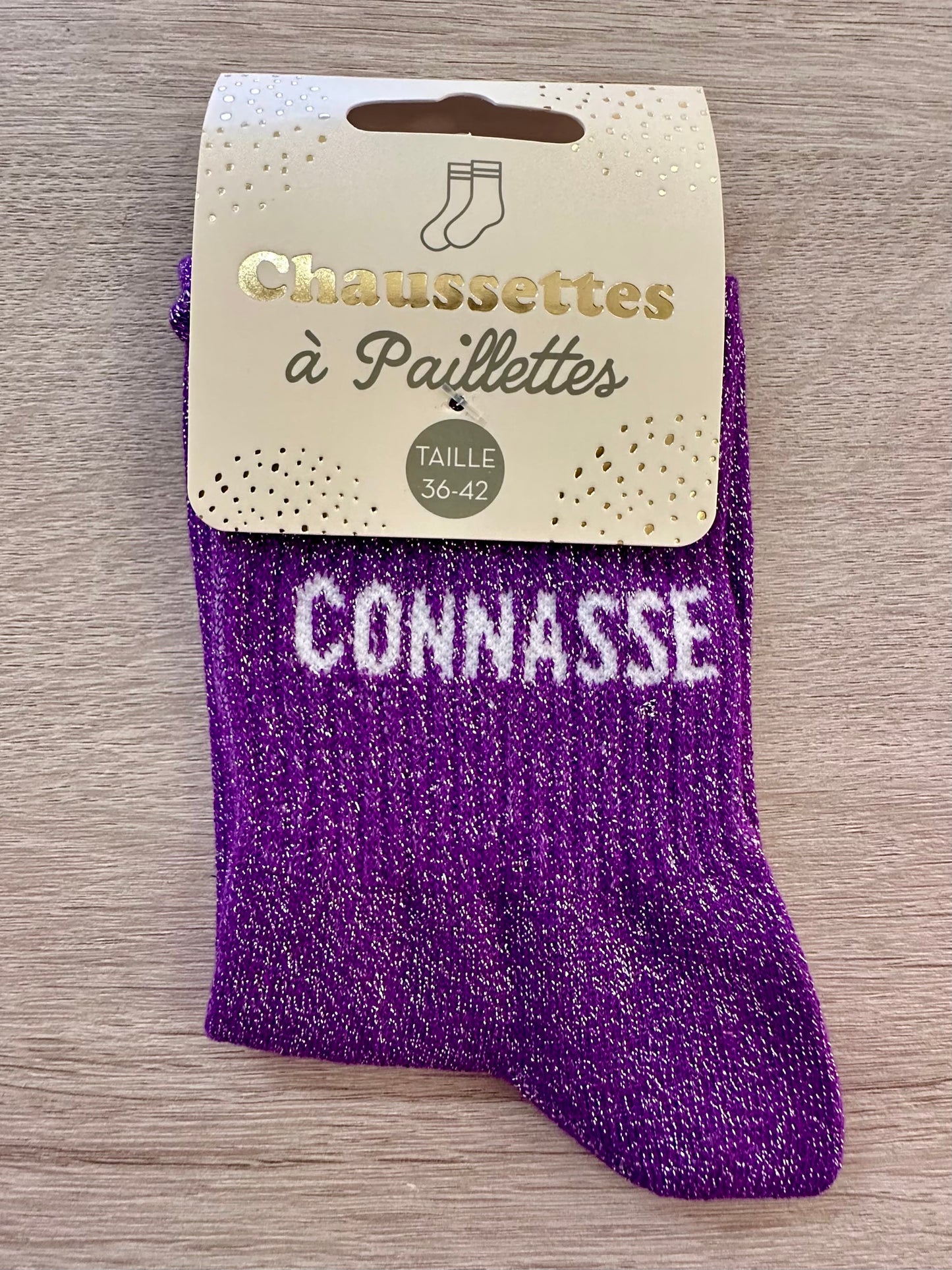 Chaussettes à paillettes CONNASSE