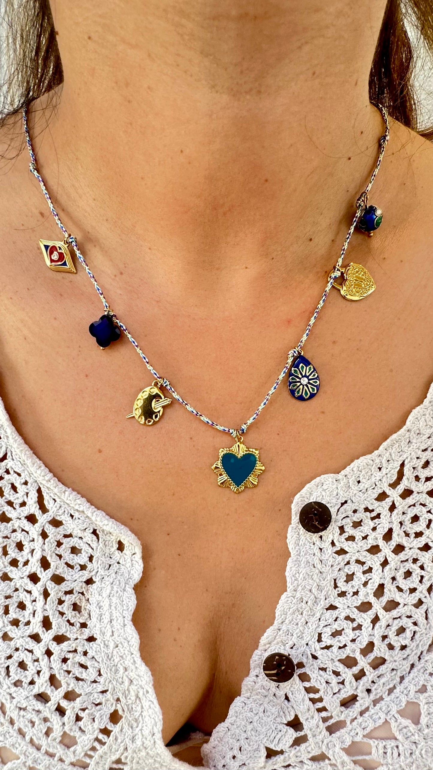 Collier cordon breloque collection Éphémère