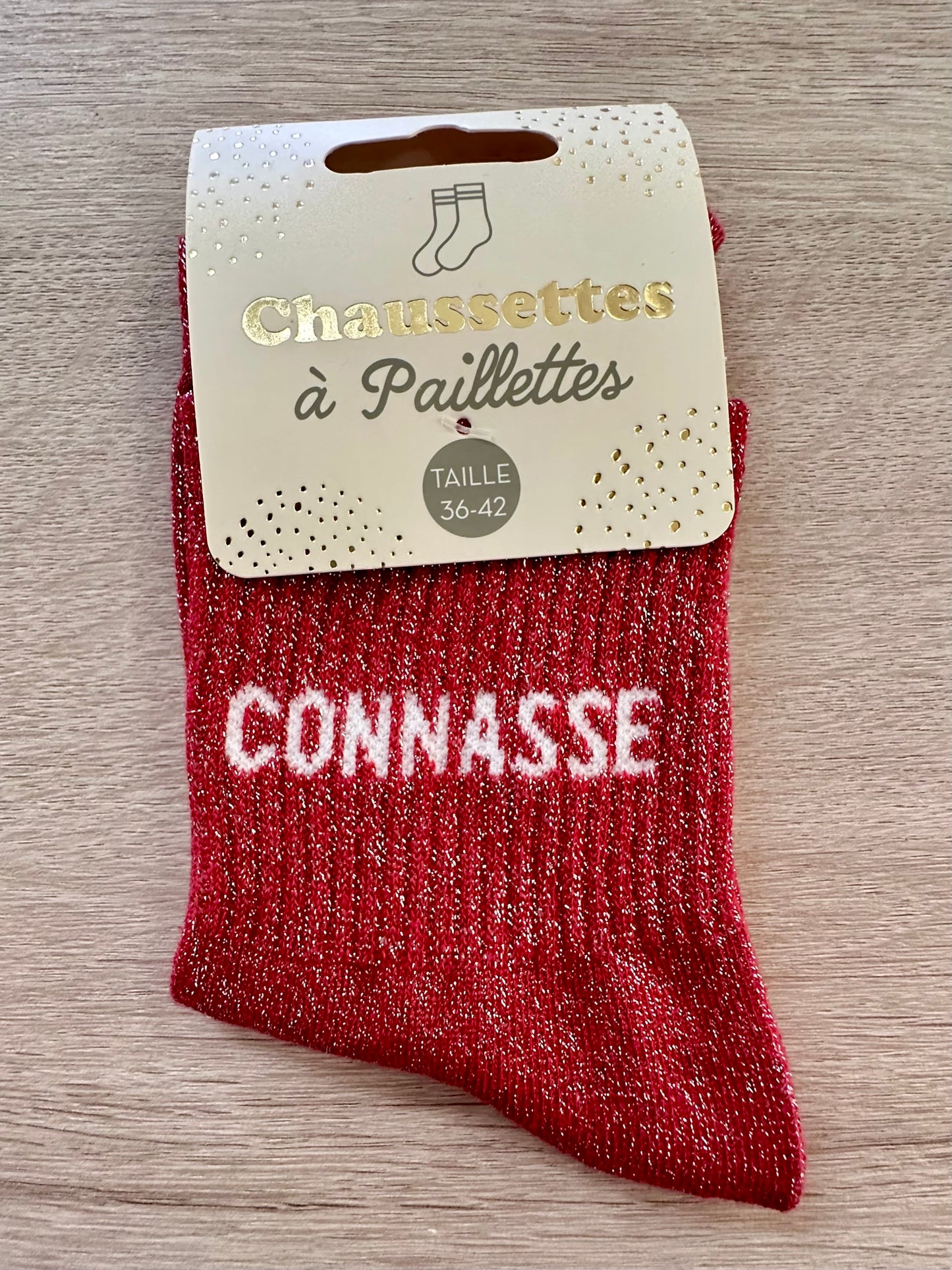 Chaussettes à paillettes CONNASSE