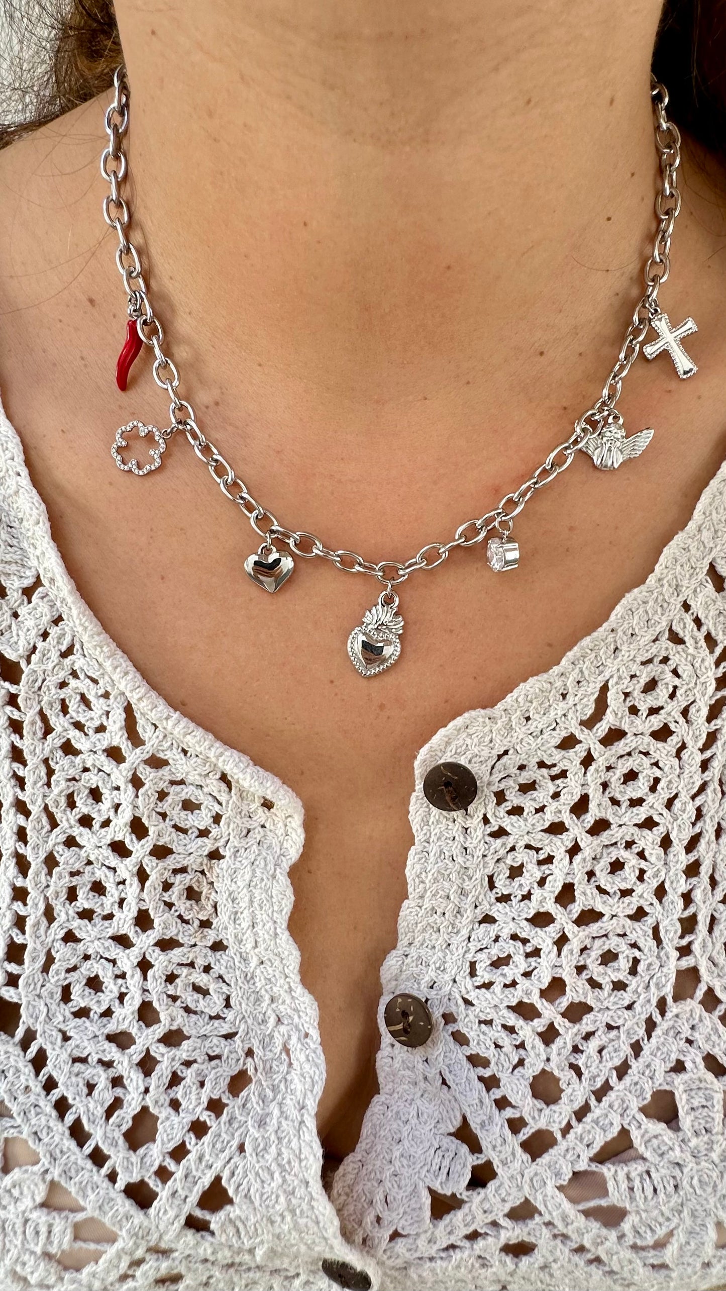 Collier breloque argent collection Éphémère
