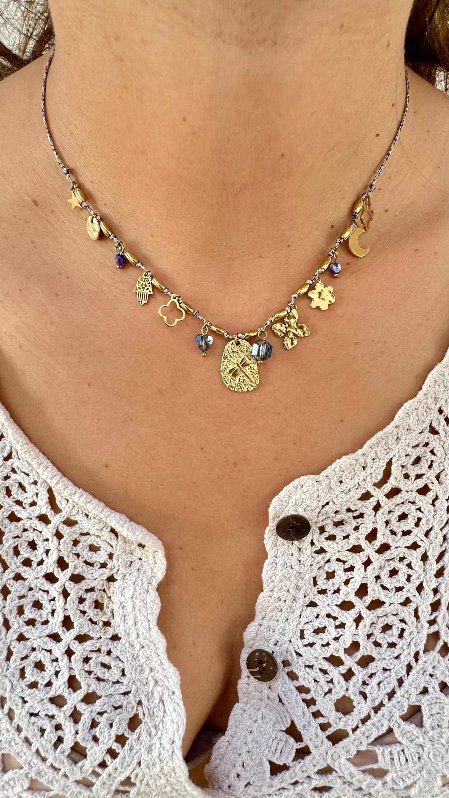 Collier cordon breloque collection Éphémère