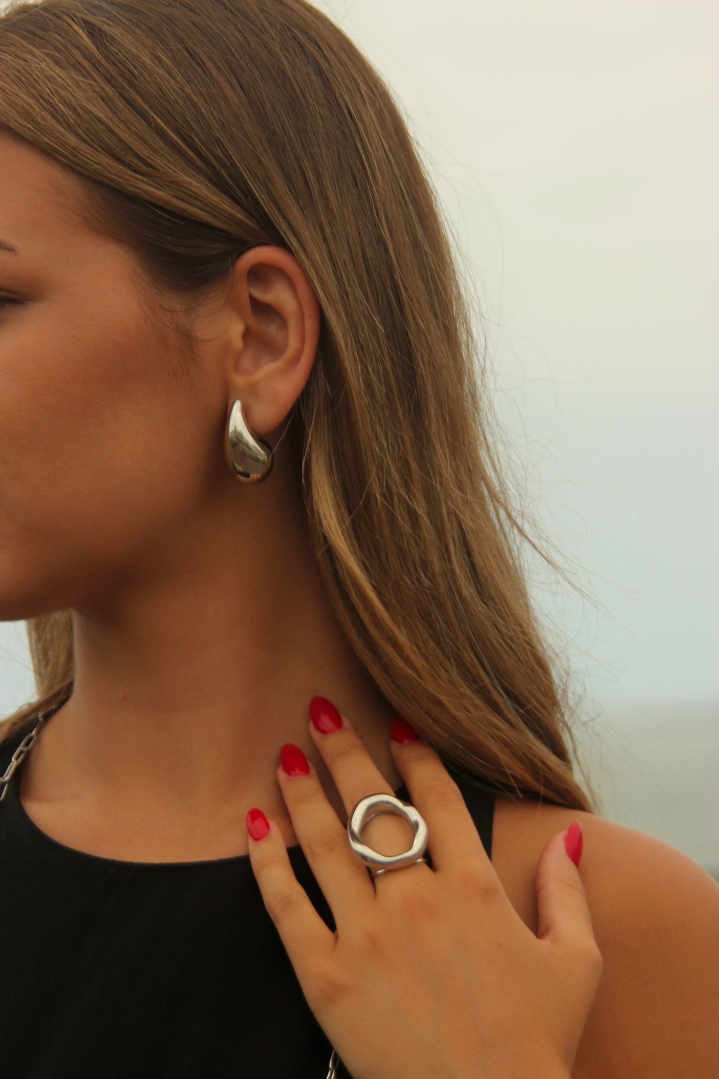 Boucles d'oreilles gouttes