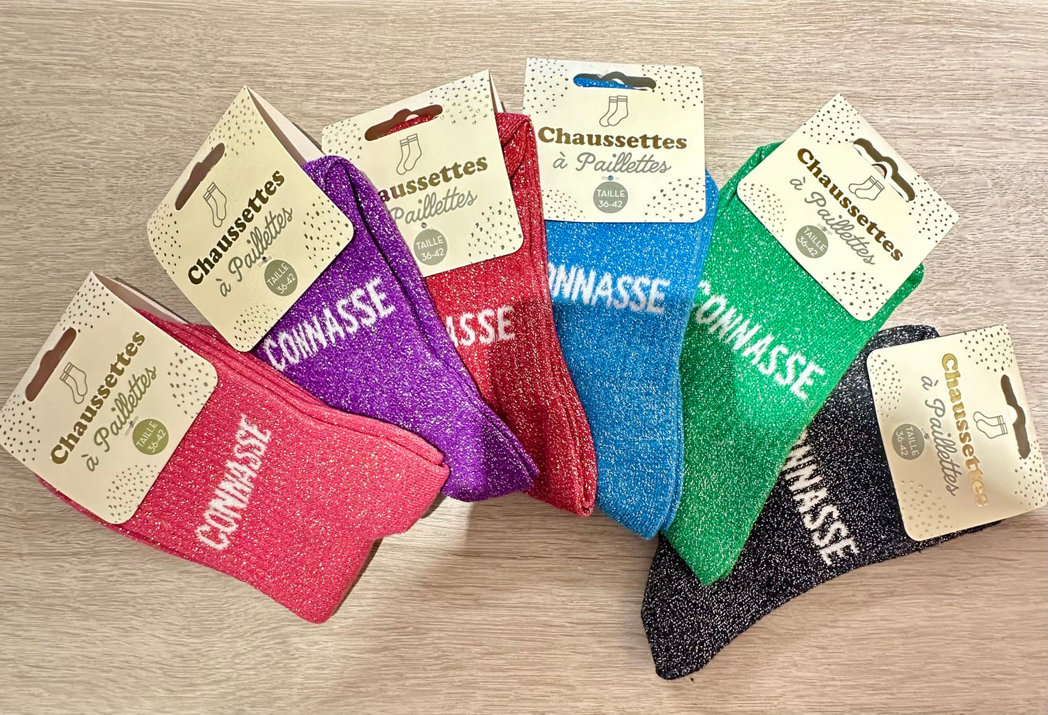 CHAUSSETTES À PAILLETTES