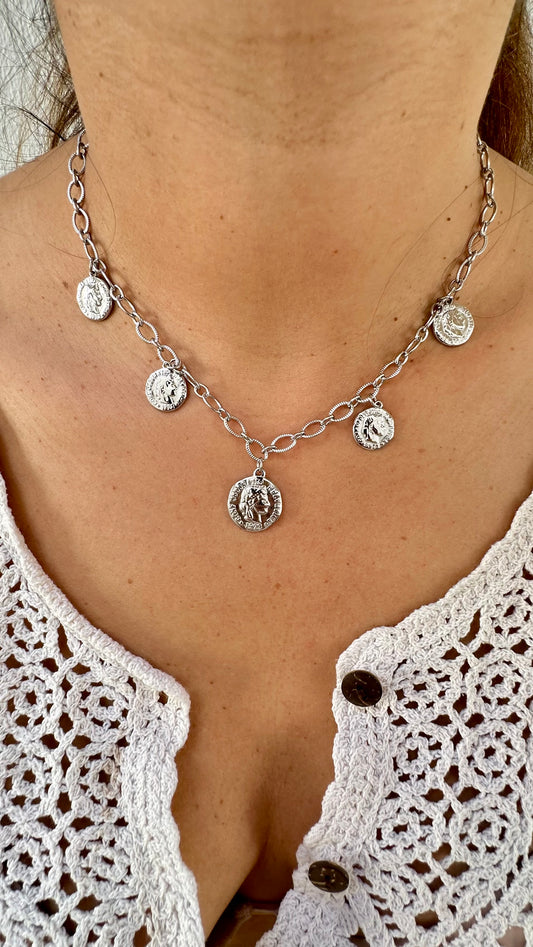 Collier breloque argent collection Éphémère