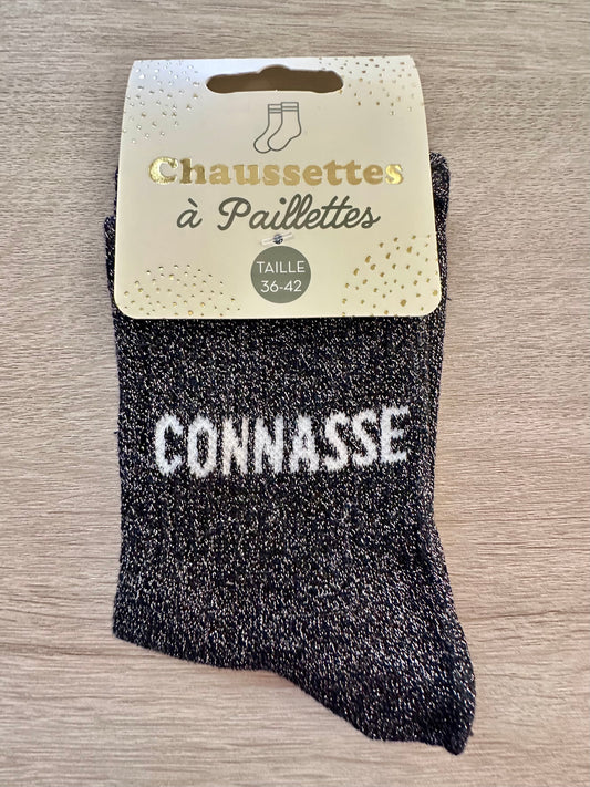 Chaussettes à paillettes CONNASSE