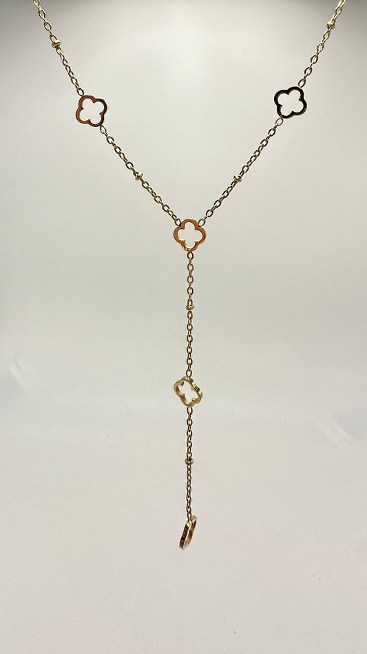 Collier Cravate Trèfles