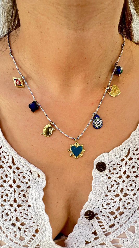Collier cordon breloque collection Éphémère