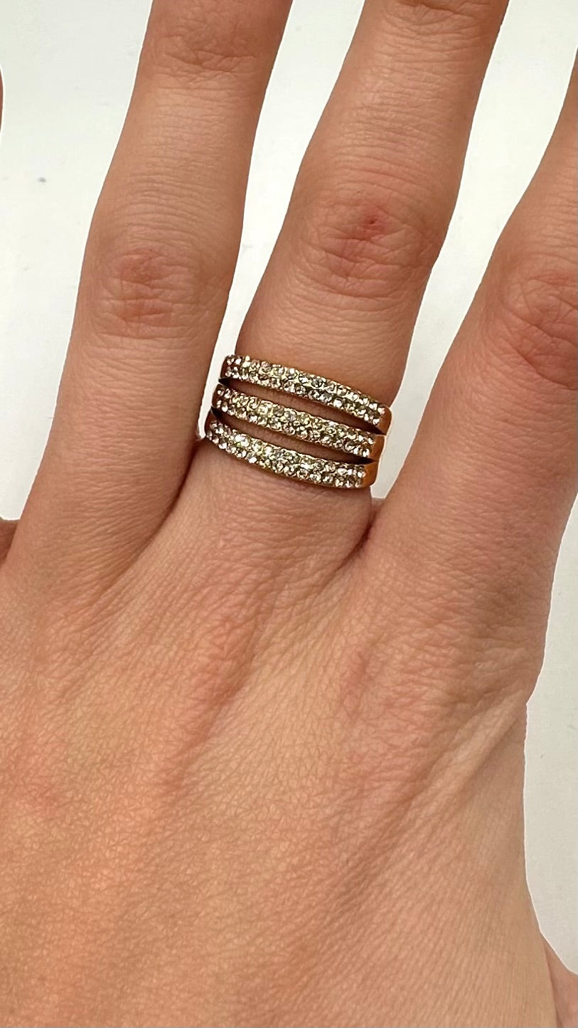 Bague Munich Strass