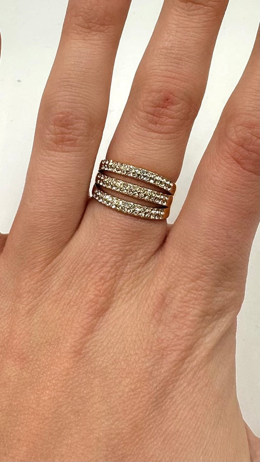 Bague Munich Strass