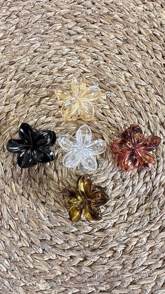 Pince à cheveux fleur (taille S)